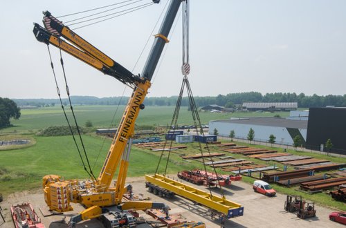 750T kraan hoisting frame