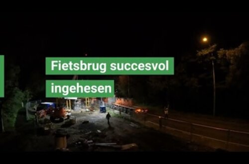 Inhijsen fietsbrug Helchteren-Noord